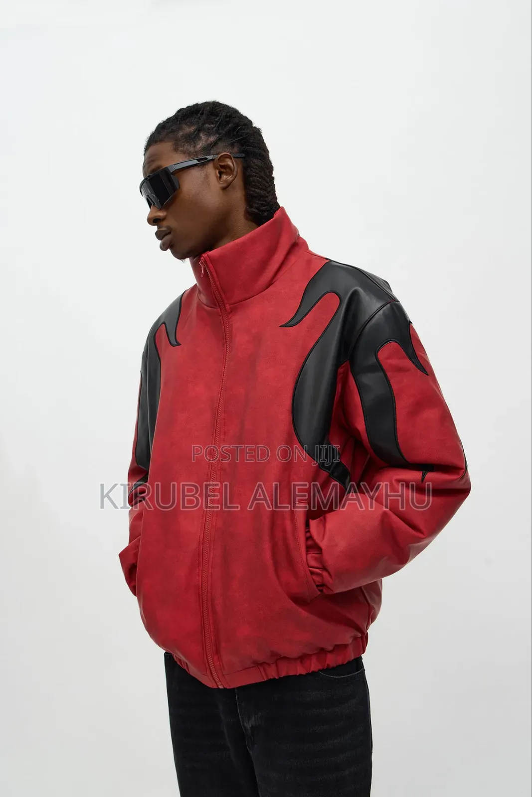 Leather Puffer Jacket