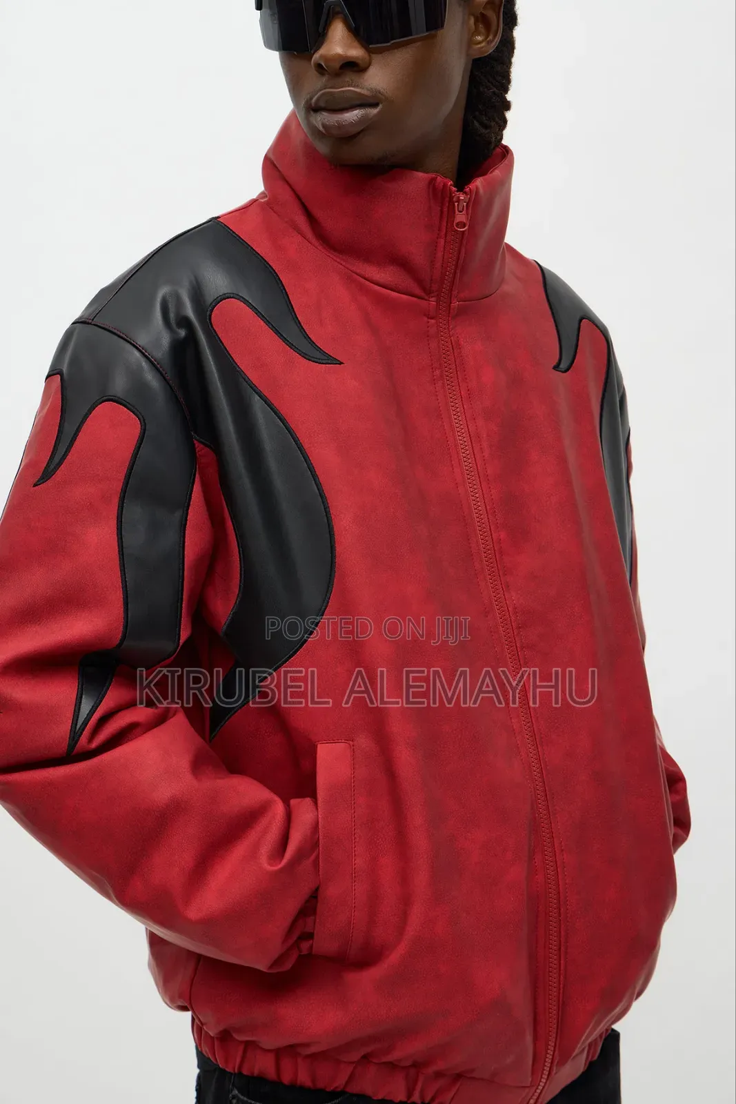 Leather Puffer Jacket