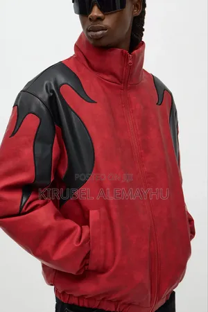 Leather Puffer Jacket