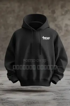 Lightweight Black Summer Hoodie | Unisex