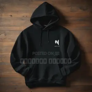 Lightweight Black Summer Hoodie | Unisex
