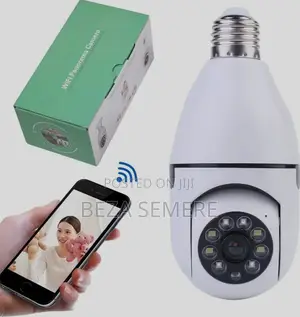 Hd Bulb Cam With Dual Smart Light – Color Night Vision Security Camera