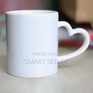 Heart Handled Ceramic Mug
