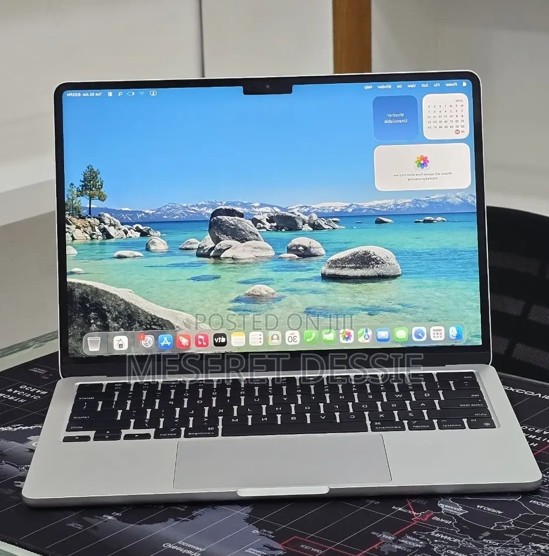 New Laptop Apple MacBook Air 2024 M3 16GB Intel Core M3 SSD 256GB