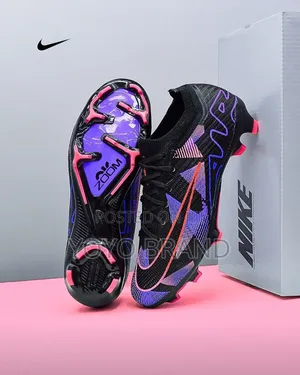Nike Zoom Mercurial Vapor 15 Elite Soccer Cleats Black, Purple, Pink