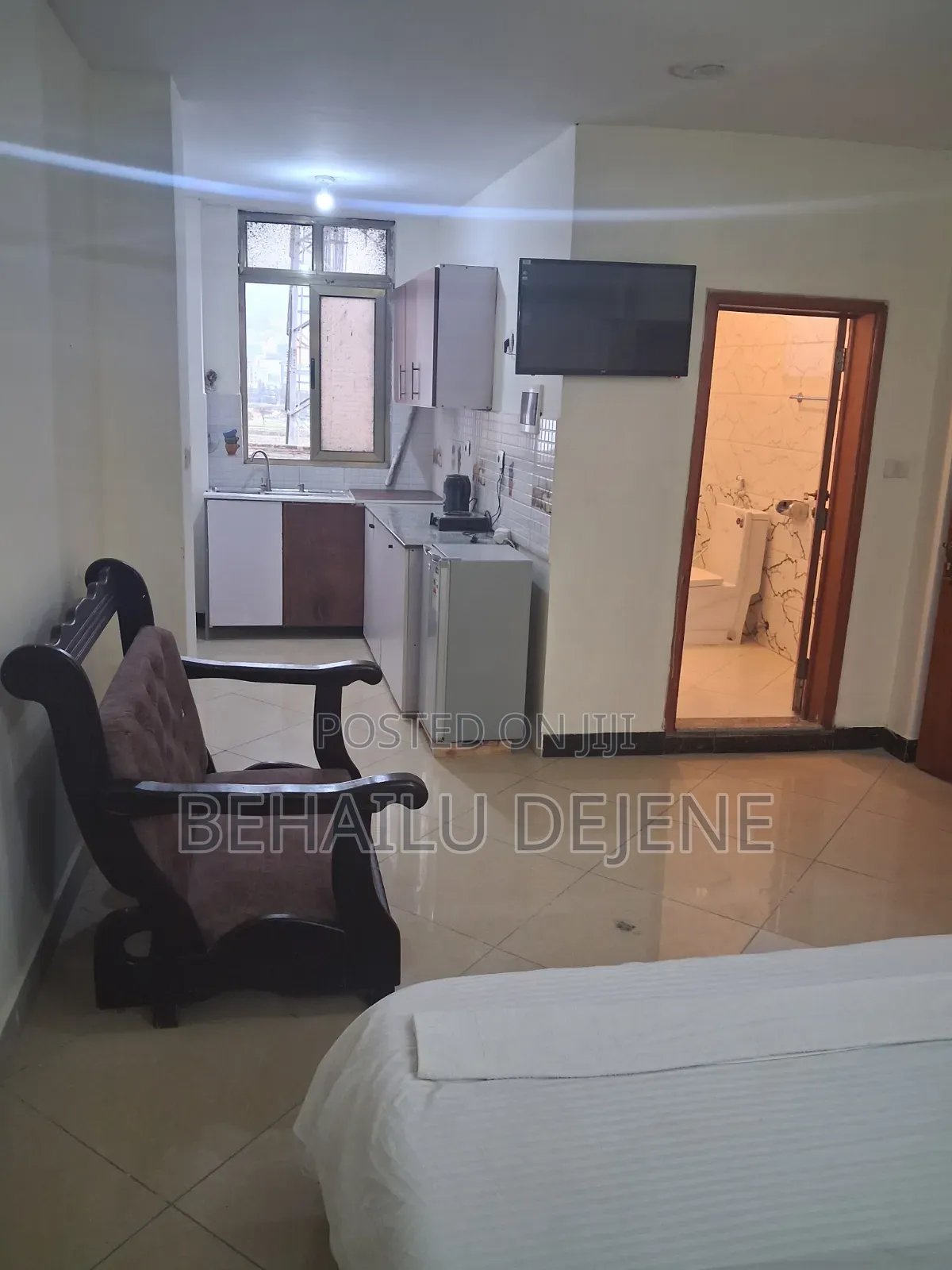 Furnished Studio Apartment in Lucy Sabrin Guest, Bole for rent