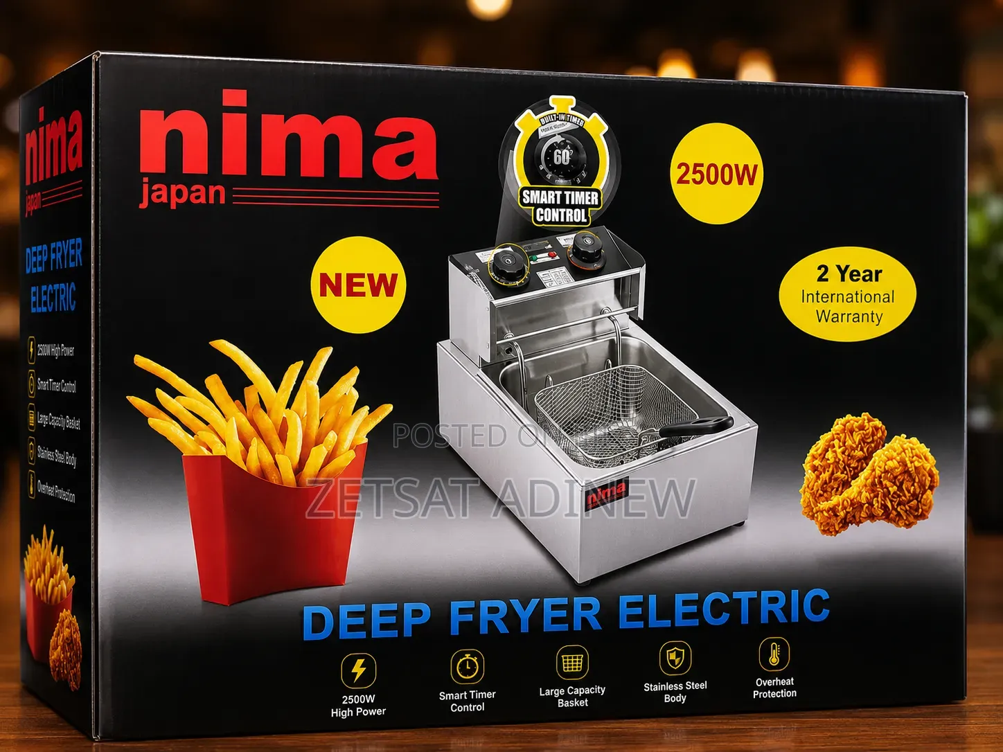 "Nima Japan" Deep Fryer Electric