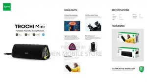Syinix Trochi Mini Bluetooth Speakers