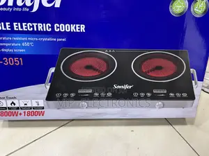Sonifer Stove Double Electric Cooker 1800w