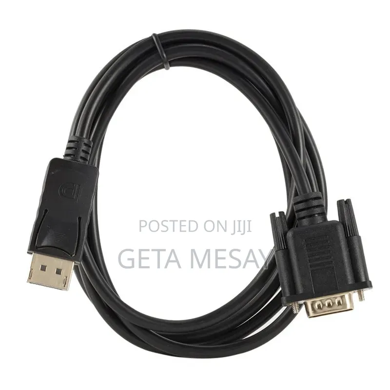 Displayport To Vga Cable - Premium Dp Male To Vga Male