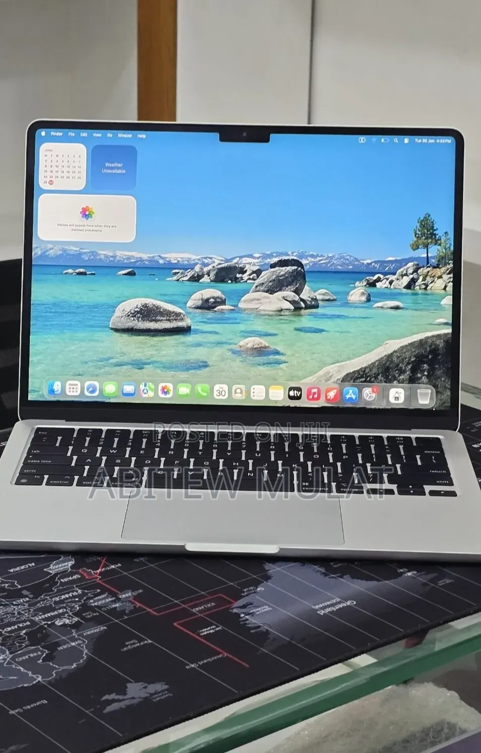 New Laptop Apple MacBook Air 2024 M3 16GB Apple M3 SSD 256GB
