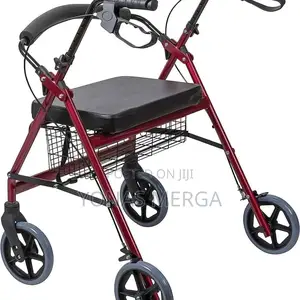 Rollator Walker詐焓with Seat Basket喆፬perfect for Daily Use Indoors/Out