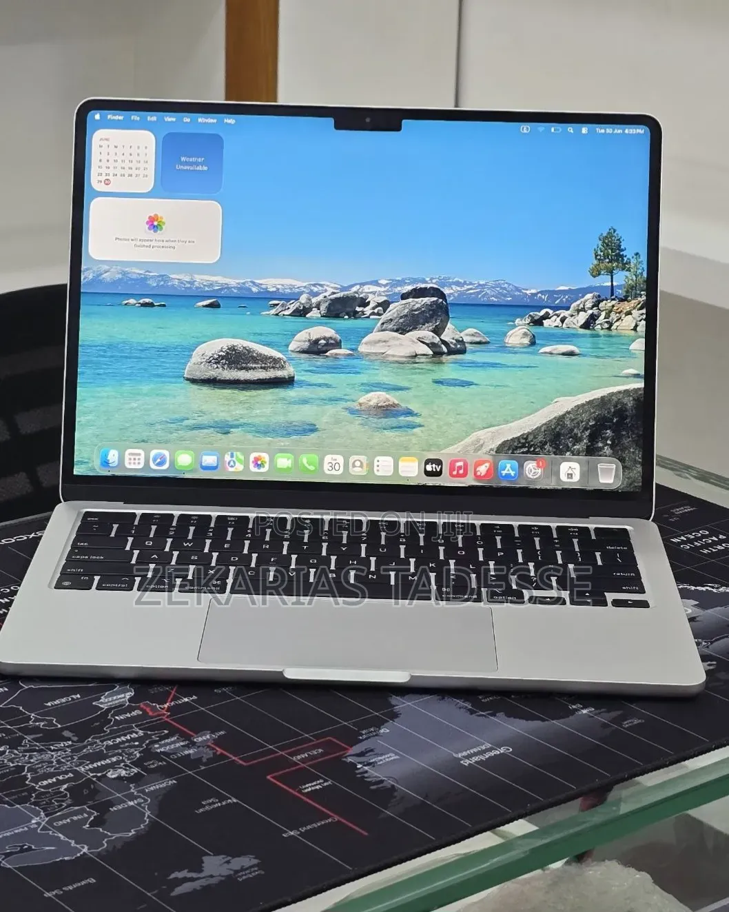 New Laptop Apple MacBook Air 2024 M3 16GB Apple M3 SSD 256GB