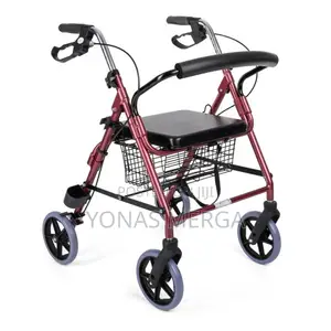 Walker/Rollator呂padded Seat Wiz Back Support-Shopping Basket Included