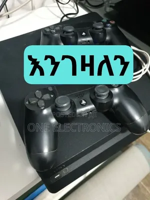 ሆ Ps4 Slim ,Fat With Joystick and Ps5,Ps3, እንገዛለነ