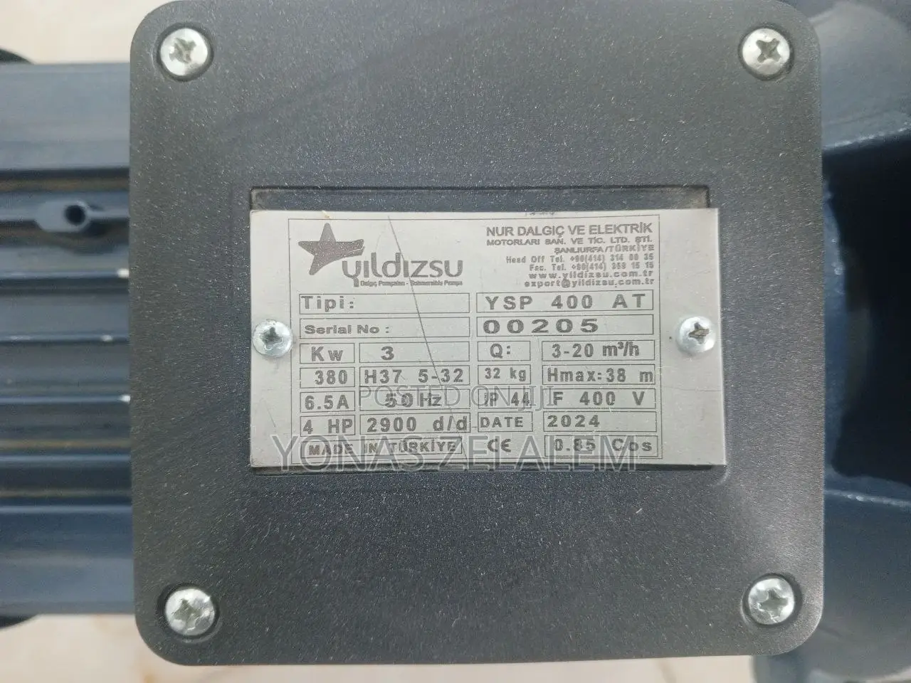 Yildizsu Ysp 400 at Surface Pump