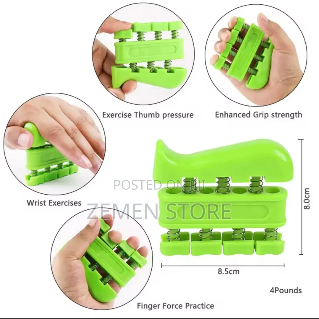 5-Pack Hand Grip Strengthener Kit - Adjustable Forearm Exerciser