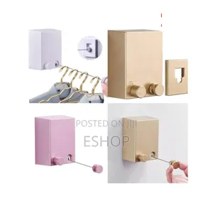 Premium Retractable Clothesline With Self-Locking Auto-Rewind
