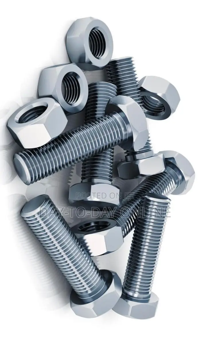 Bolt Metal, Galvanized, Black and Stainless Steel