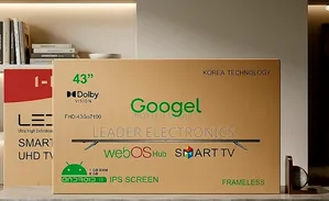 Google Tv 43" Smart Android Tv New Double Glass Tv Android 15.0