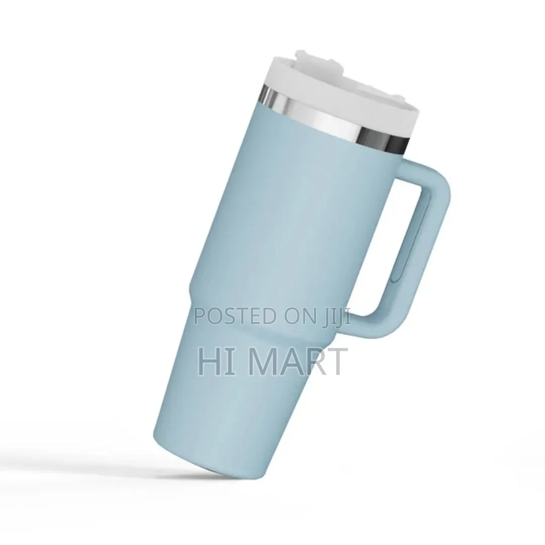 Double Layer Stainless Steel Bottle With Straw(1200ml)