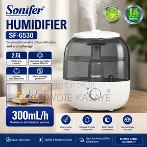 Sonifer Ultrasonic Humidifier 300ml/H, 2.5l Tank
