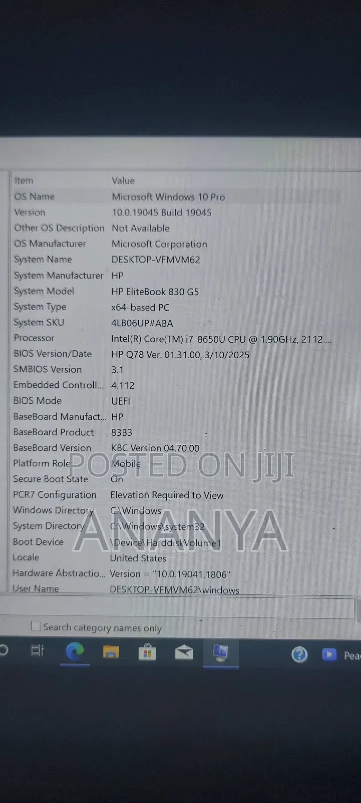Laptop HP EliteBook 830 G5 16GB Intel Core i7 SSD 512GB