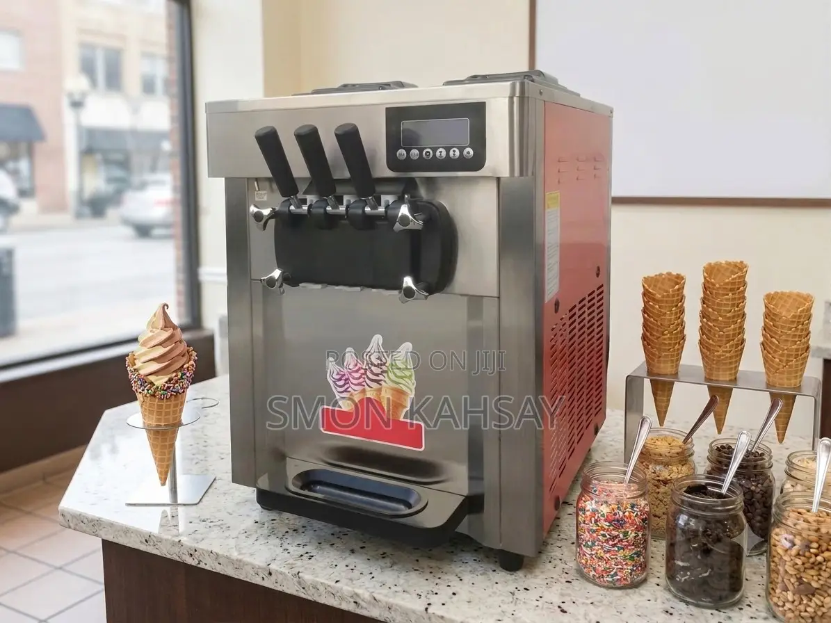 3 Flavour Countertop Soft Serve Machine