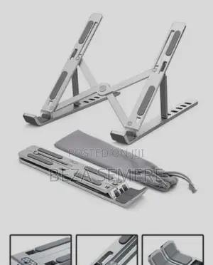 Premium Minimalist Laptop Mount – Sleek Alloy Body for Macbooks