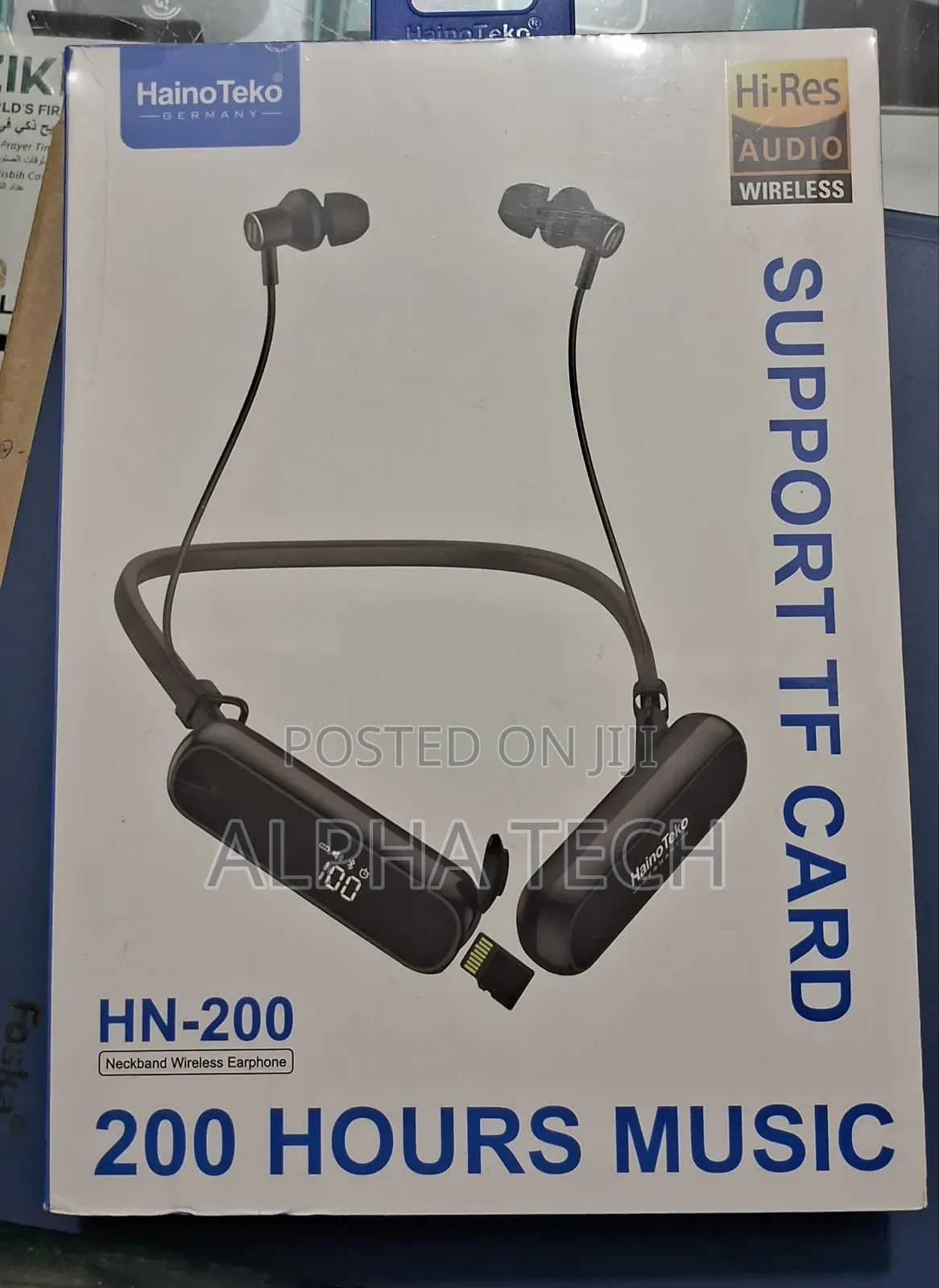 Hainoteko Hn-200 Neckband Wireless Earphones –200 Hours Music Playback