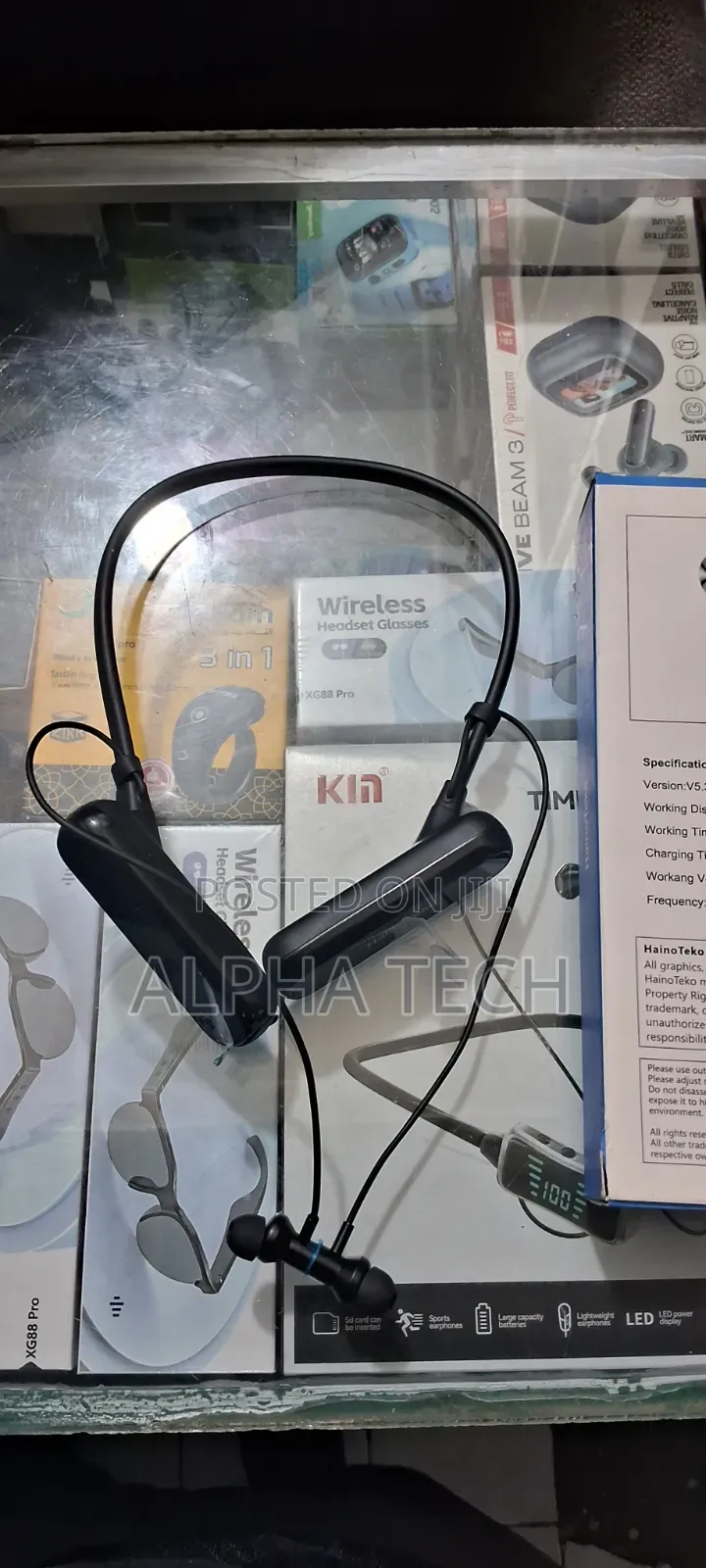 Hainoteko Hn-200 Neckband Wireless Earphones –200 Hours Music Playback