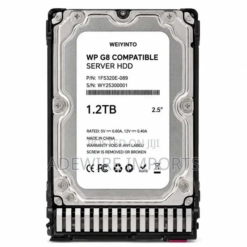 Server Sas 2.5” 1.2tb With Vat