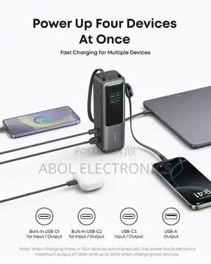 Anker Power Bank 25000mah 165w – Ultra-Fast Laptop Charger