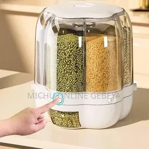ትልቁ ሳይዝ Rotary 6 In 1 Cereal Dispenser/Free Delivery