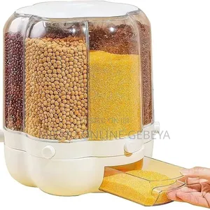 ትልቁ ሳይዝ Rotary 6 In 1 Cereal Dispenser/Free Delivery