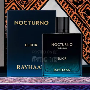 Rayhaan Nocturno Elixir Pour Homme 100ml Edp Original Long Lasting Men