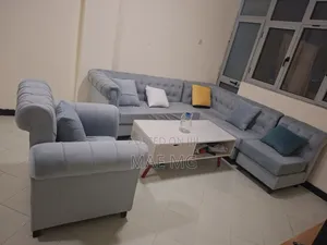 Used 7 Seat Sofa With Center Table and Tv Stand