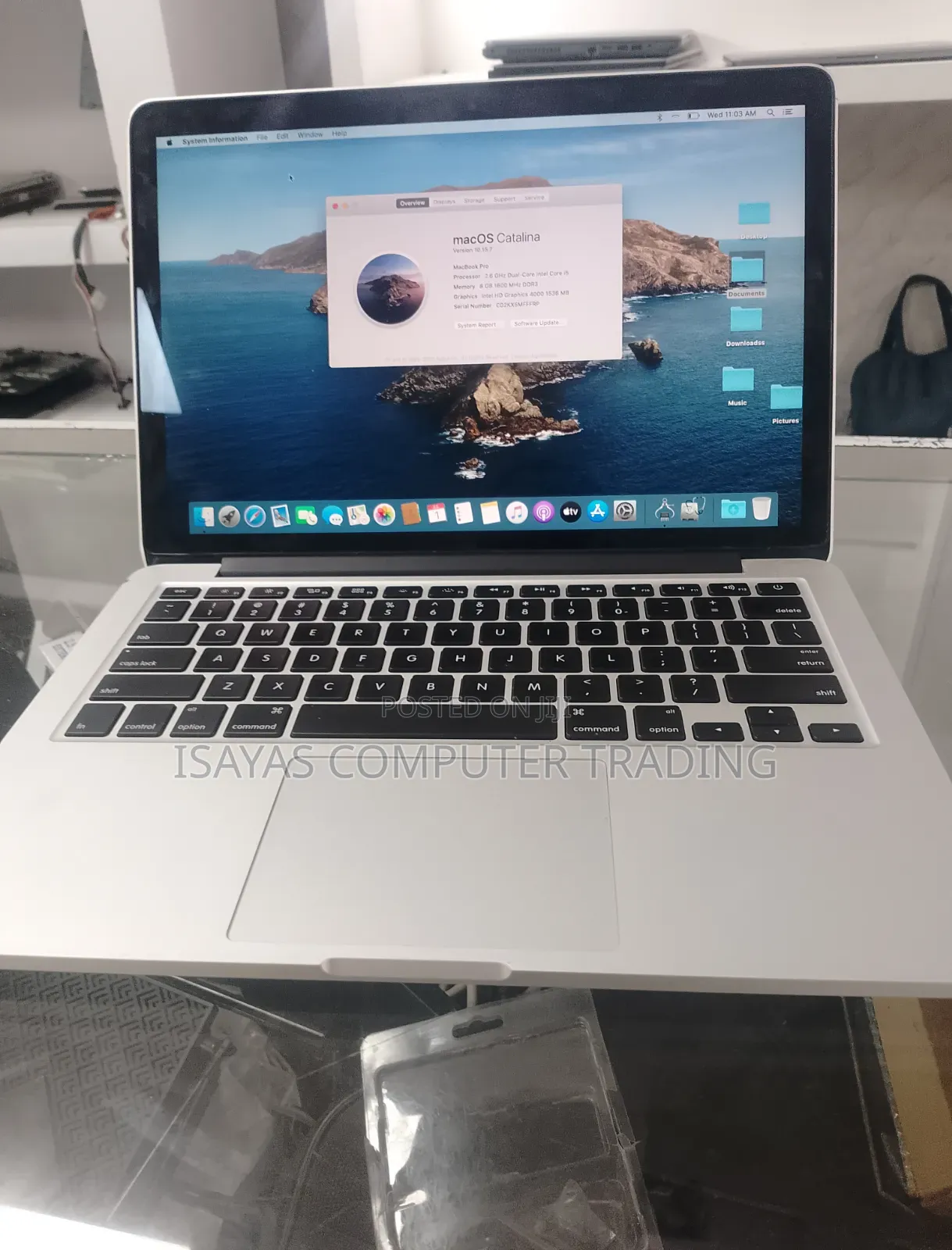 Laptop Apple MacBook Pro 2012 8GB Intel Core i5 SSD 256GB