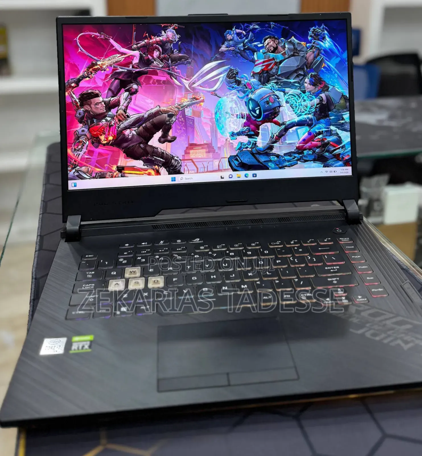 New Laptop Asus ROG Strix G15 16GB Intel Core i7 SSD 512GB