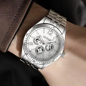 Guess Silver Stainless Steel Men's Watch - Addis Ababa Now