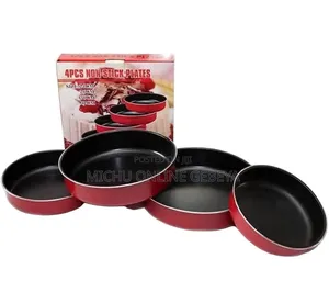 4 PCS Non-Stick Plates/Free Delivery