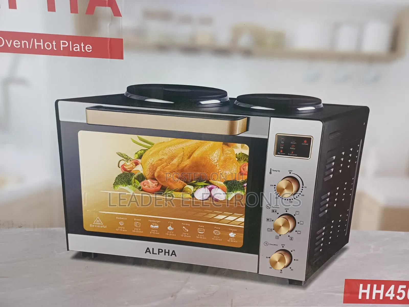 Alpha Grill Oven Hot Plate – Multifunction Cooking Solution