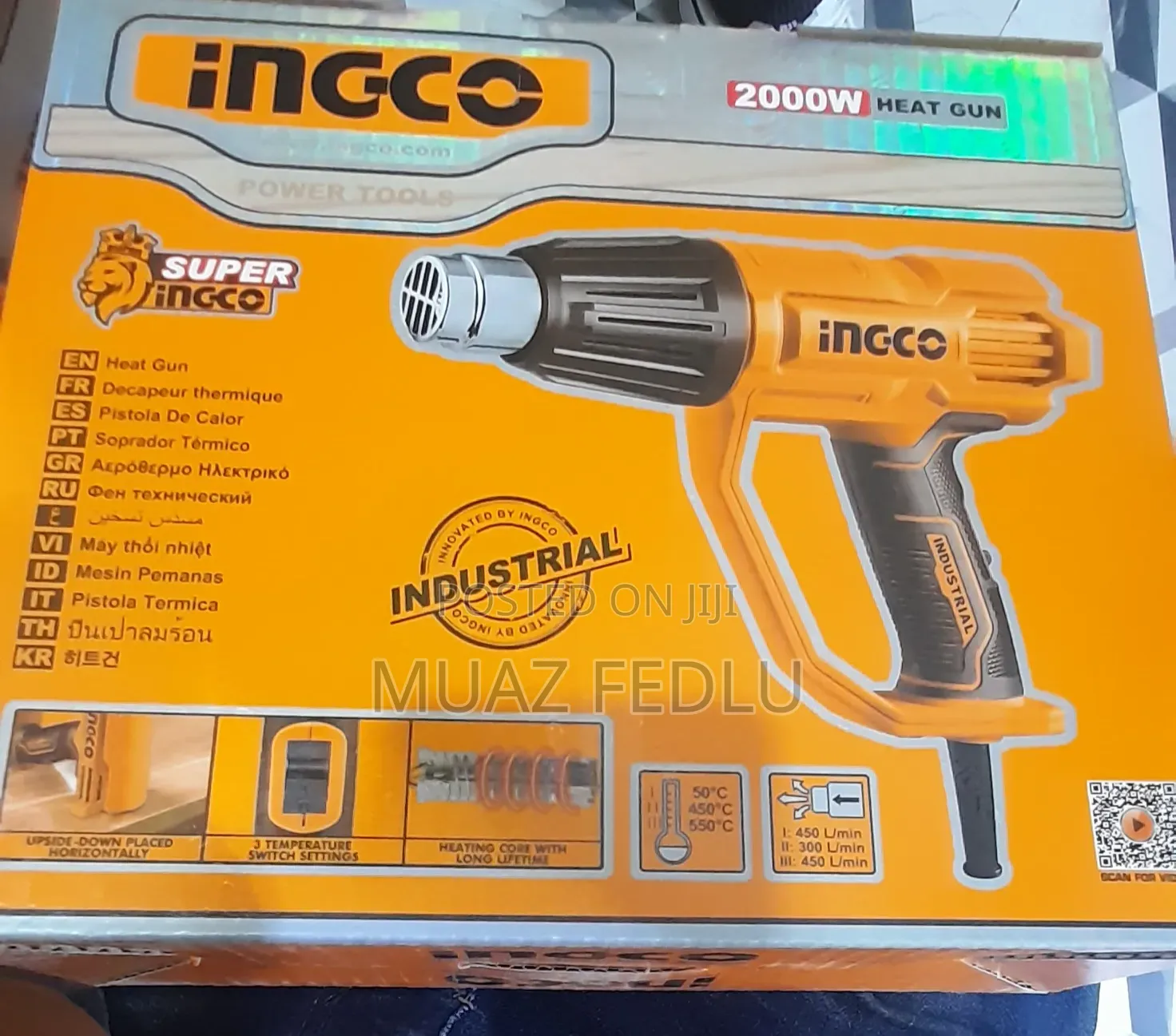 Incco Heat Gun 2000w