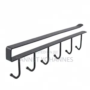 Under Shelf Multifunctional Holder Rack – 6 Hooks