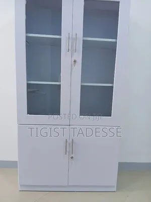 Modern 1m Laminated MDF Office File Cabinet – Document Storage