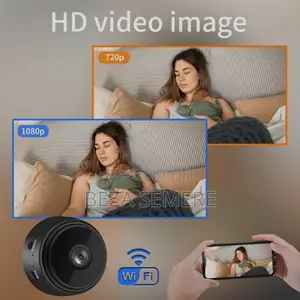Portable Mini Baby Monitor Wireless Camera With Audio Video Night Feed