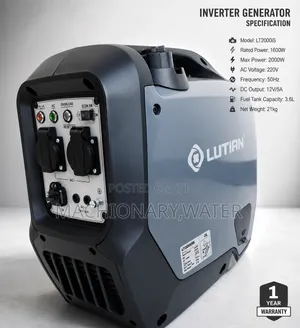 Lutian Gasoline Invertor Generator 2kw