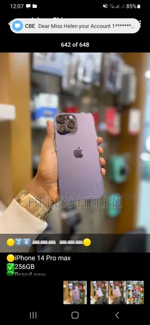 New Apple iPhone 14 Pro Max 256 GB Purple