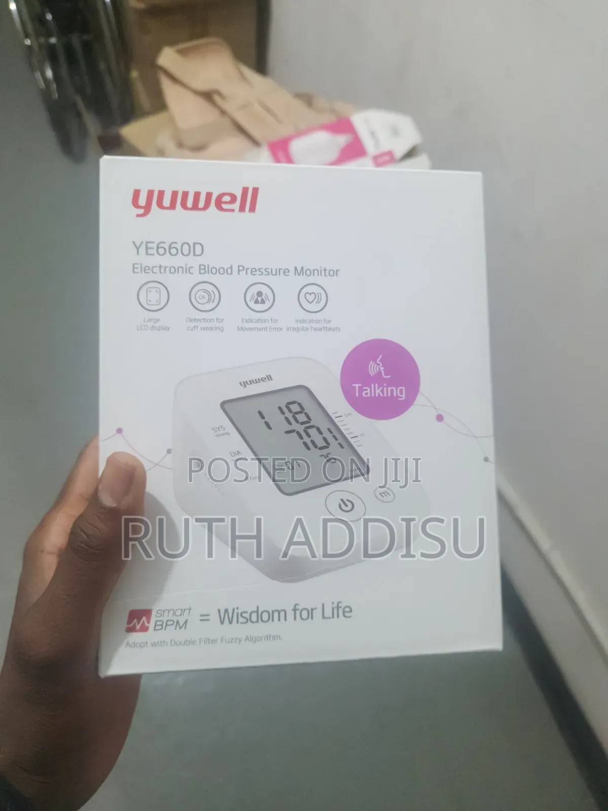Yuwell Upper Arm Portable Blood Pressure Monitor
Digital የደም መለኪያ