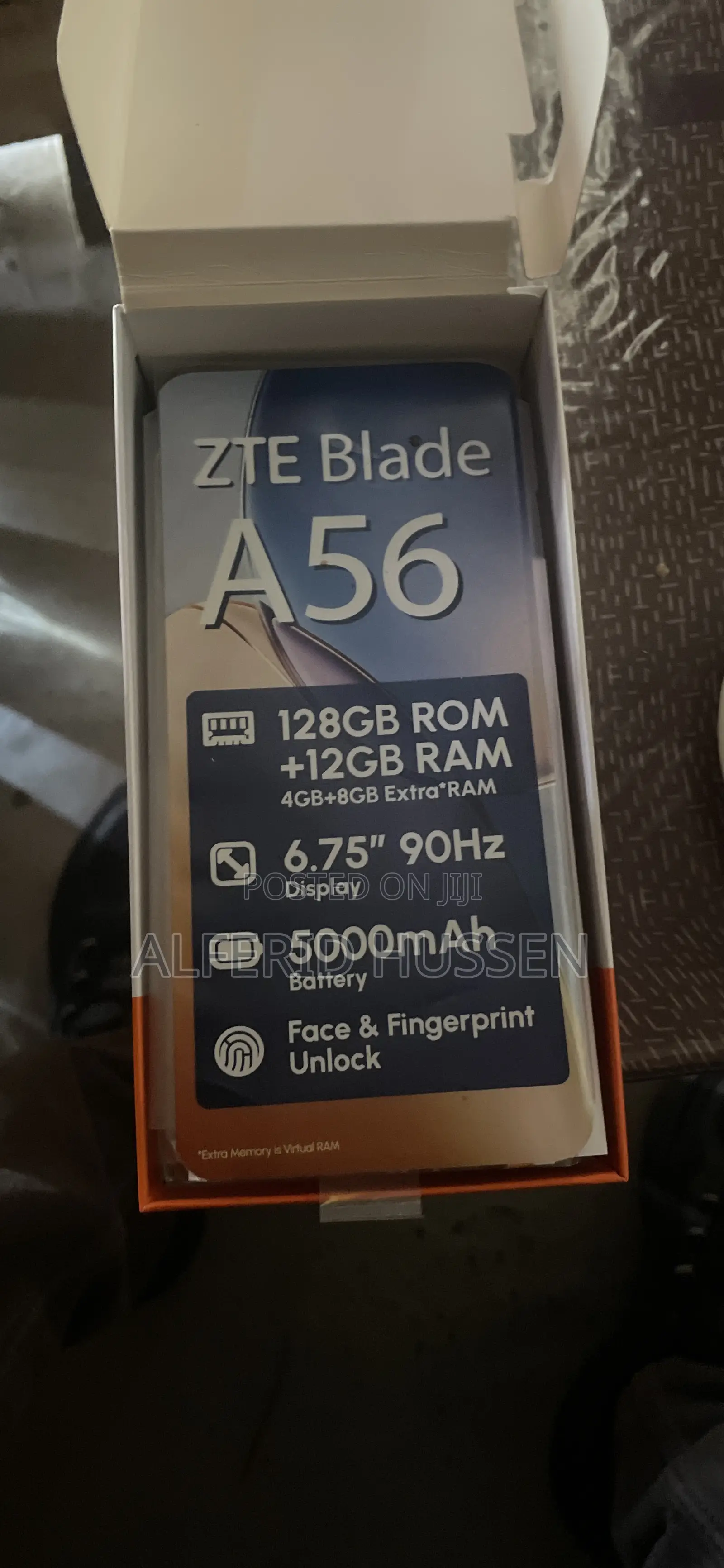 New ZTE A55 128 GB Black